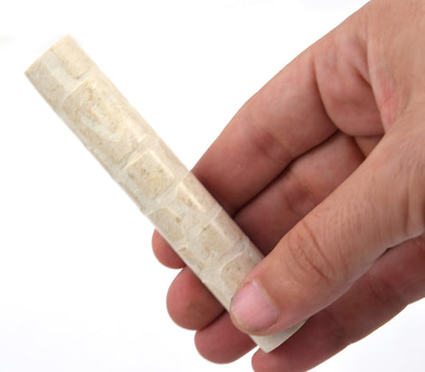 Jerusalem Stone Mezuzah with Scroll