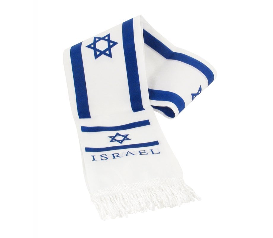 Bufanda - Bandera de Israel - Tienda Bacari