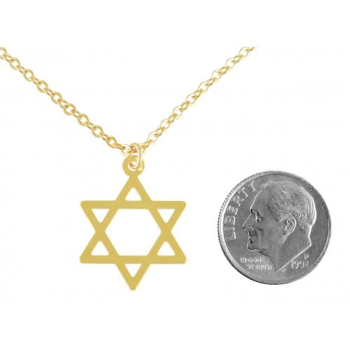 Colgante - Estrella de David en Oro - Tienda Bacari