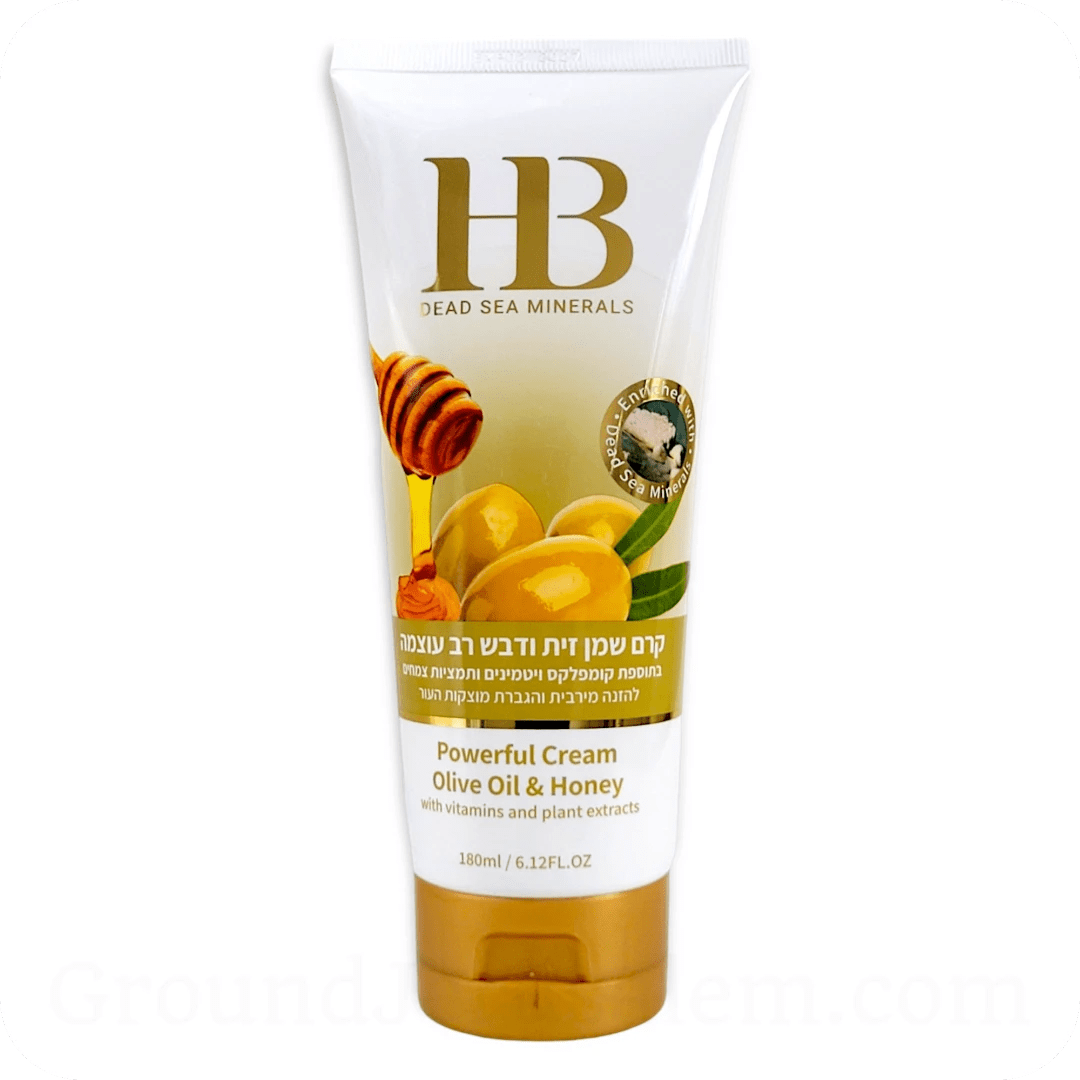 Crema Corporal del Mar Muerto (Oliva y Miel) - Tienda Bacari