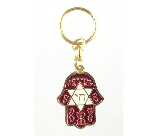 Llavero Hamsa (metal) - Tienda Bacari