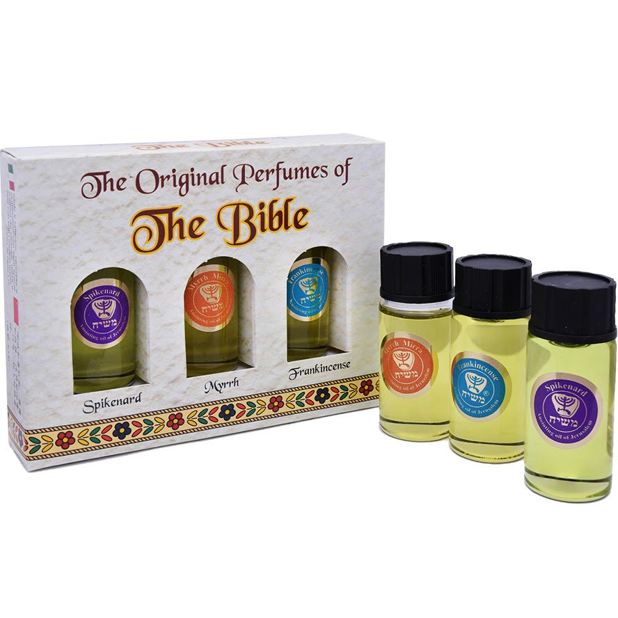 Paquete Aceite de unción - Fragancias bíblicas - Tienda Bacari