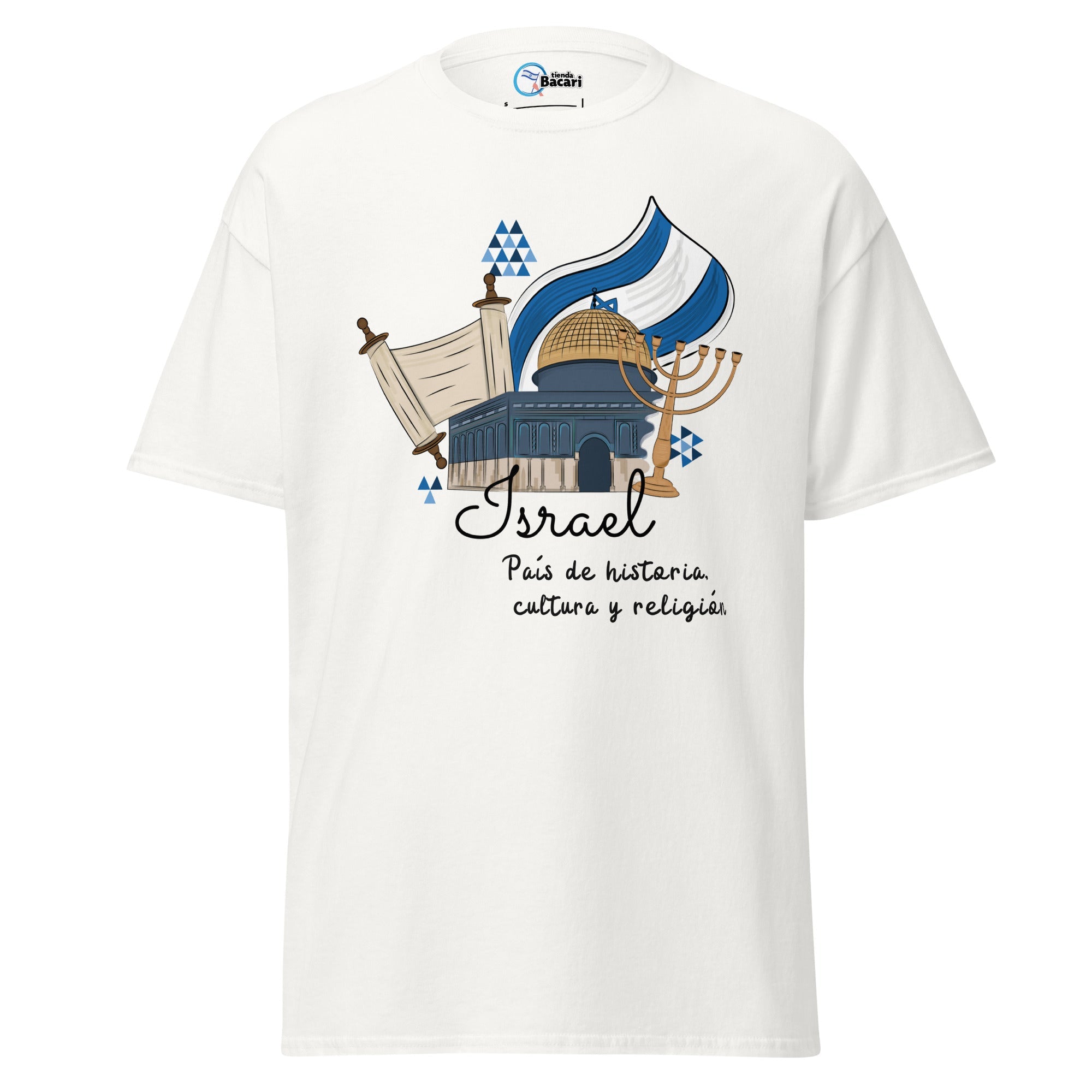 T-shirt Israel - historia y religión - Tienda Bacari