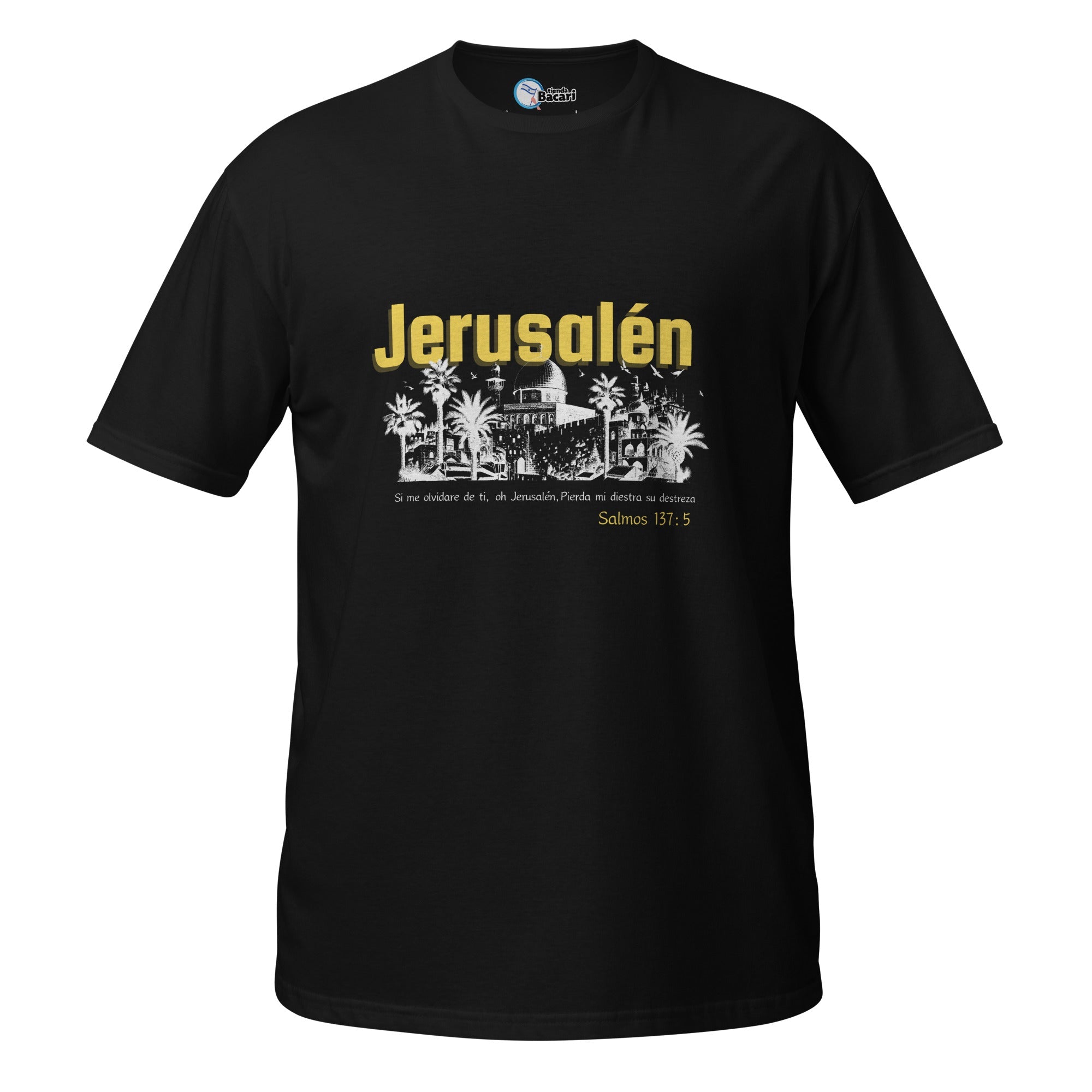 T-shirt 'Jerusalén en el Corazón' - Tienda Bacari
