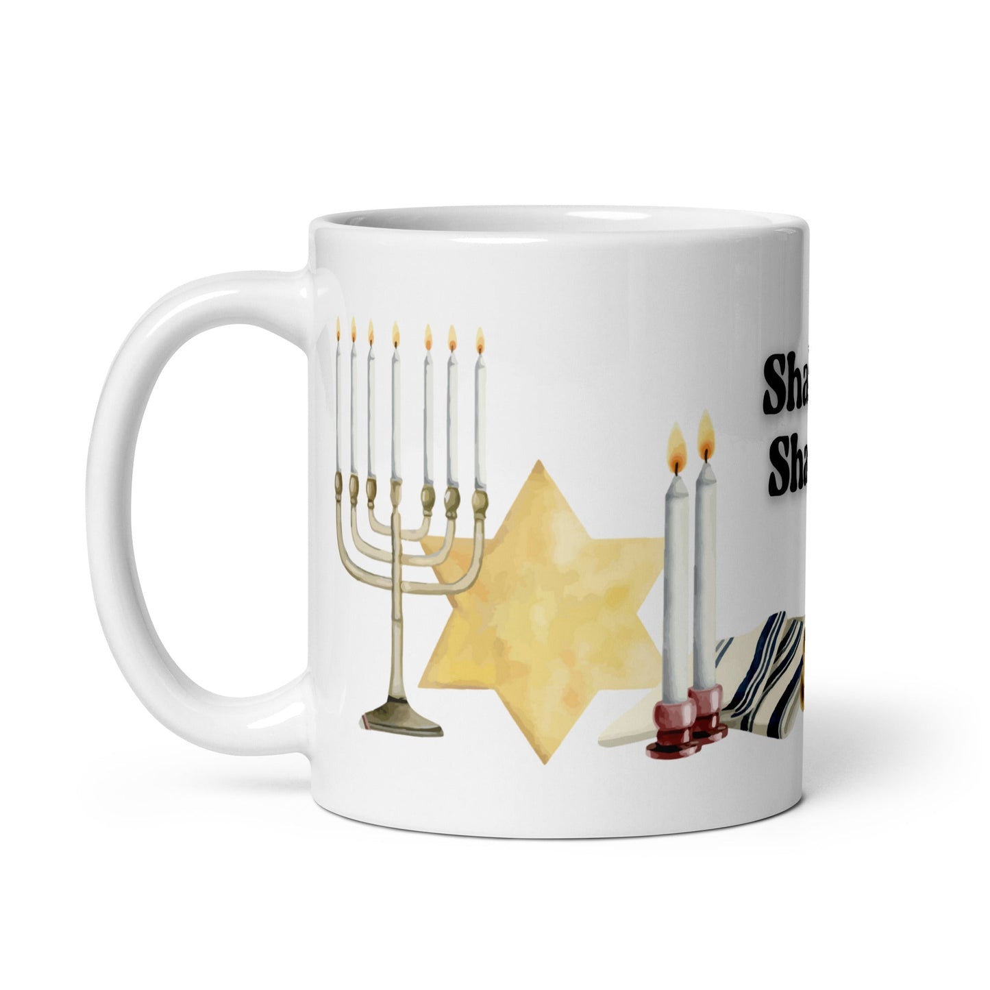 Taza Israel #Shabbat - Shalom - Tienda Bacari