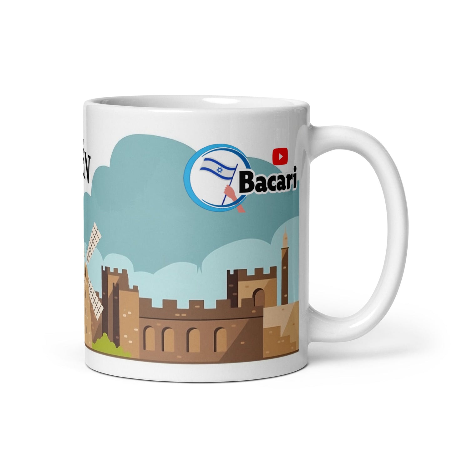 Taza Jerusalén #Colorida - Tienda Bacari