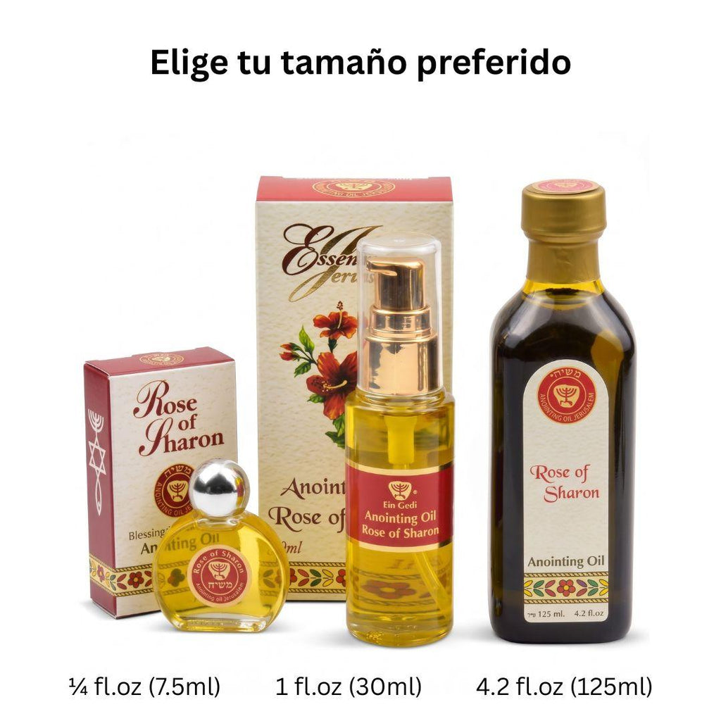 Aceite de Unción Rosa de Sharon