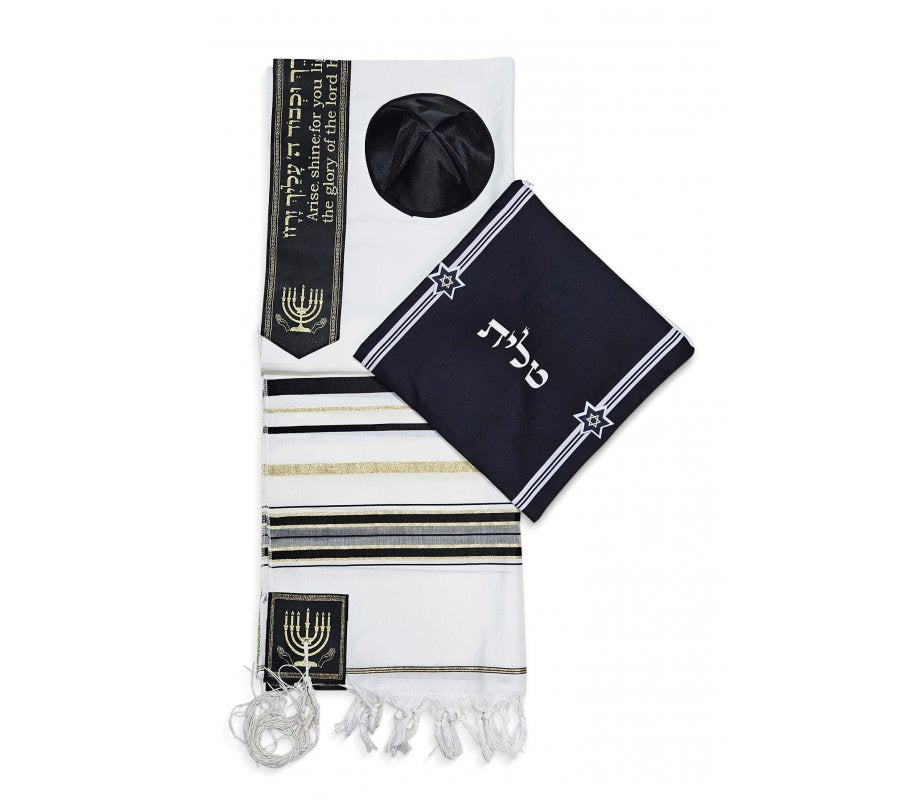 Tallit with bible verse