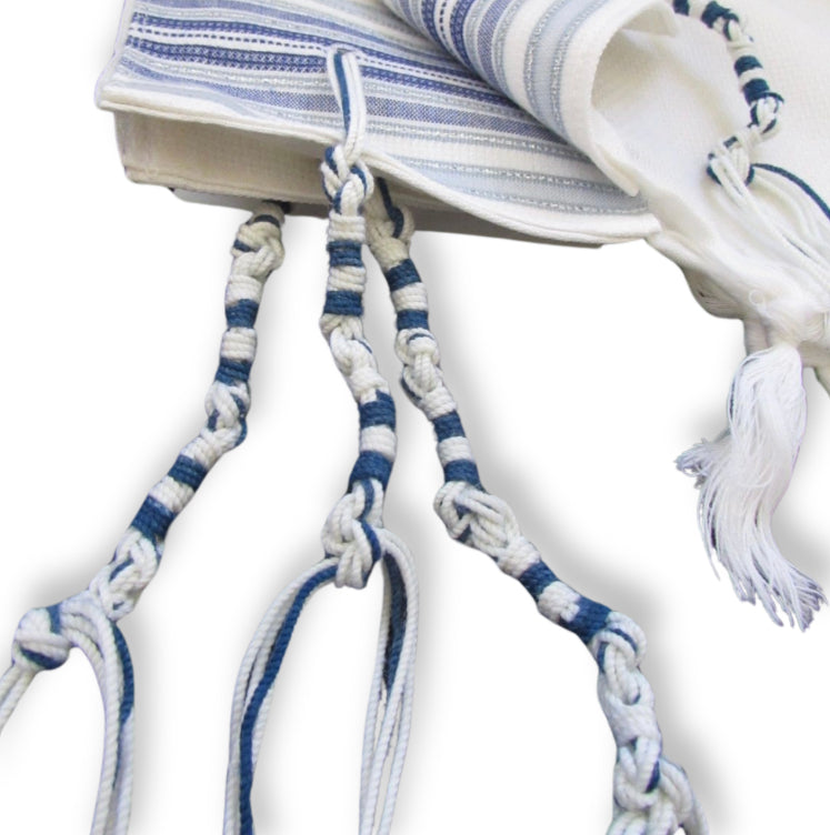 Tzitzit en Azul-Tchelet