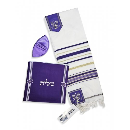 Tallit with bible verse