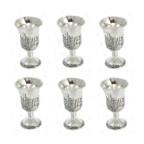 Copas Pequeñas de Kiddush - Set de 6