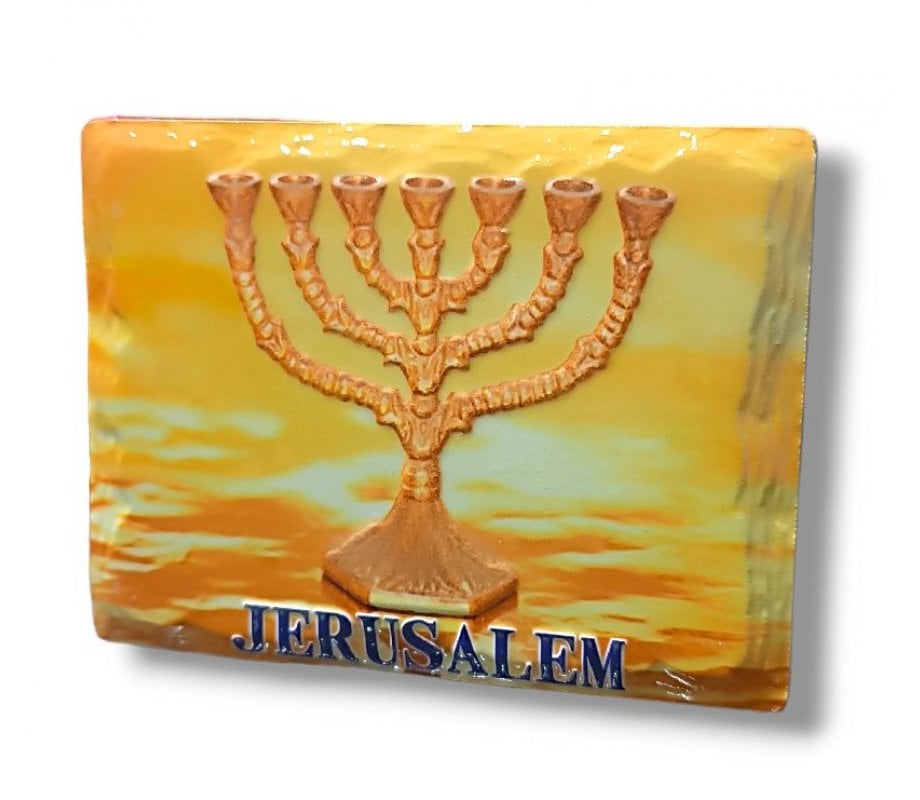 Menorah Magnet (ceramic) 