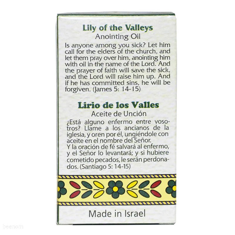 Aceite de Unción Lirio de los Valles - Tienda Bacari
