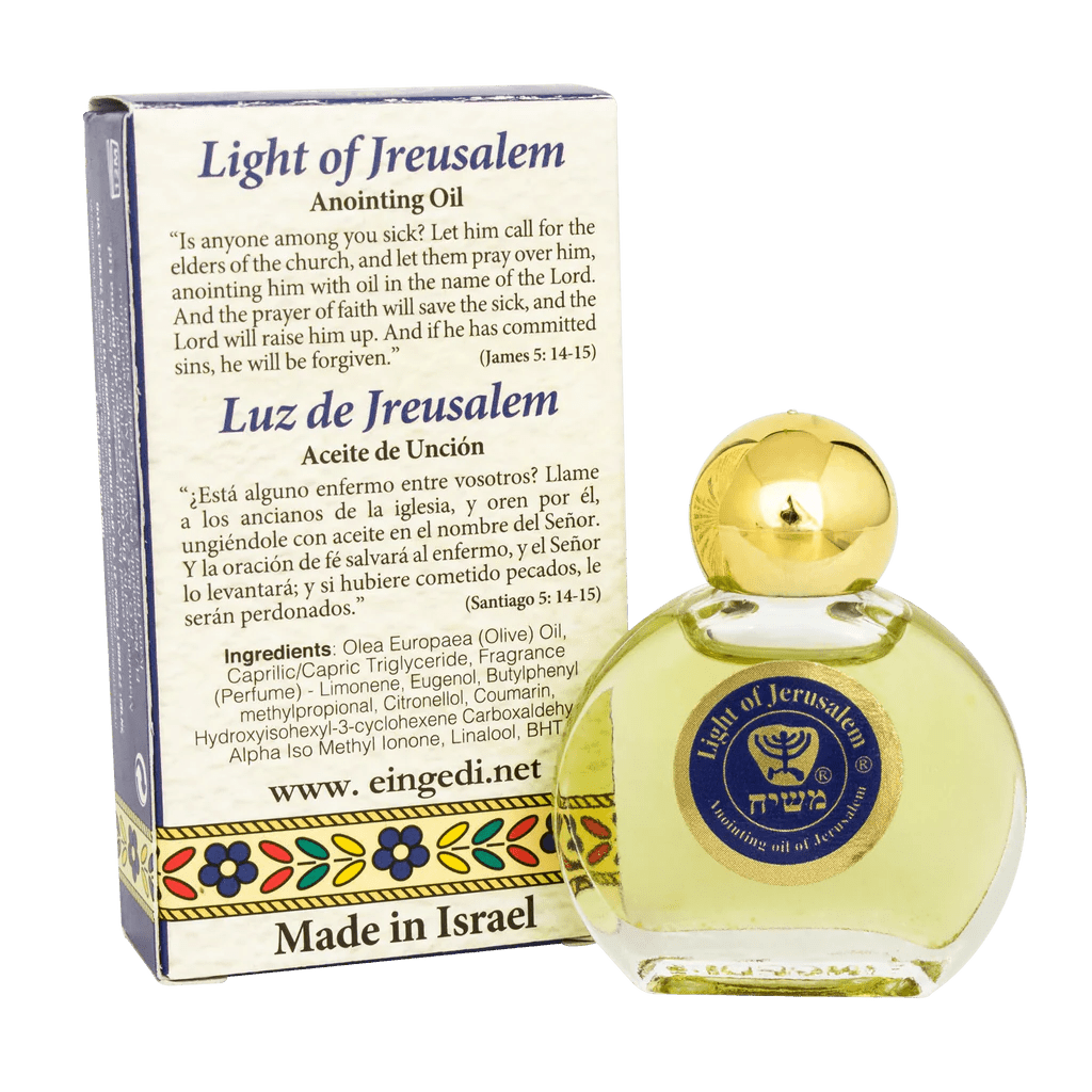 Aceite de Unción - Luz de Jerusalén - Tienda Bacari