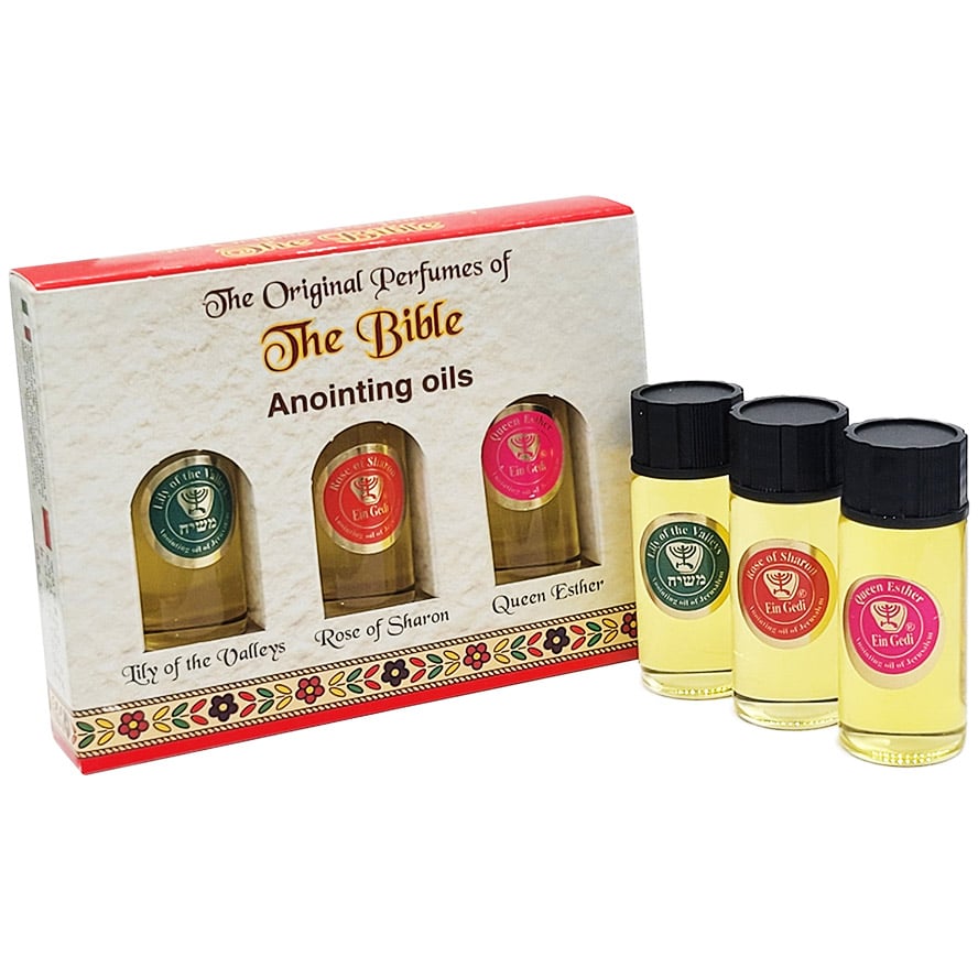 Aceite de unción - Paquete de 3 (Flores) - Tienda Bacari