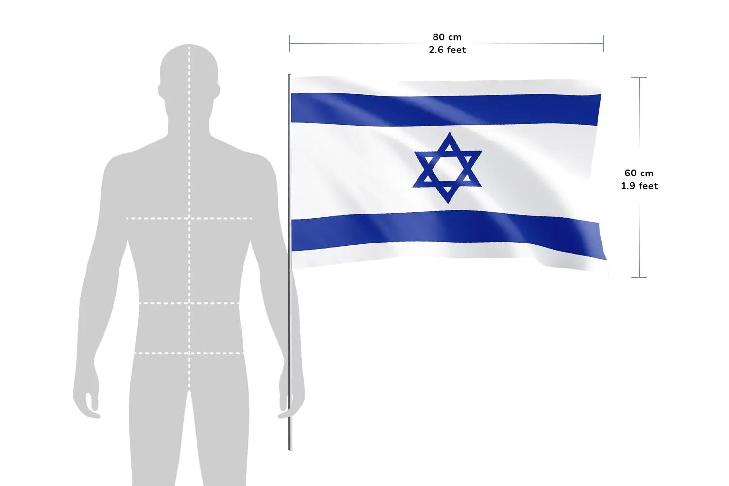 Bandera de Israel - Tienda Bacari