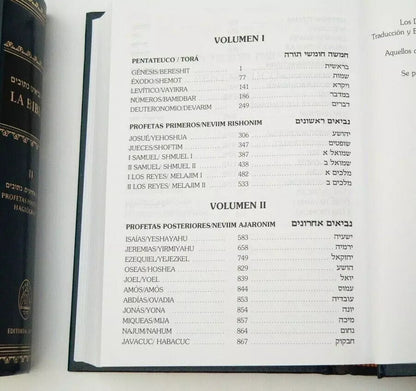Biblia Tanaj hebreo - español - Tienda Bacari