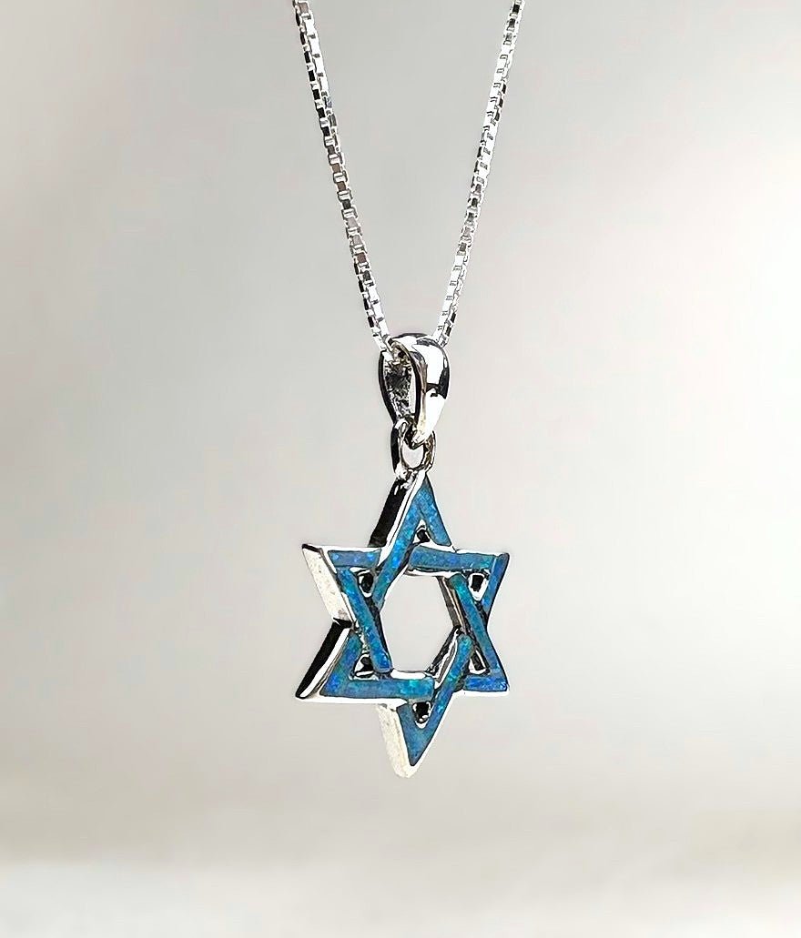 Colgante - Estrella de David (Ópalo) - Tienda Bacari