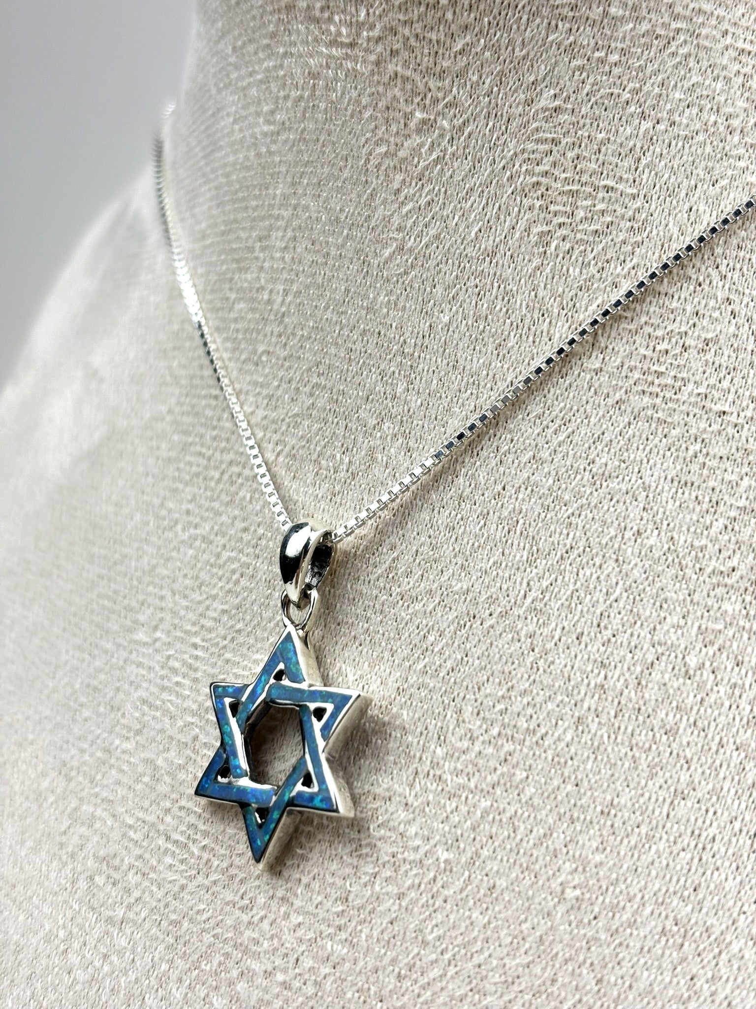 Colgante - Estrella de David (Ópalo) - Tienda Bacari