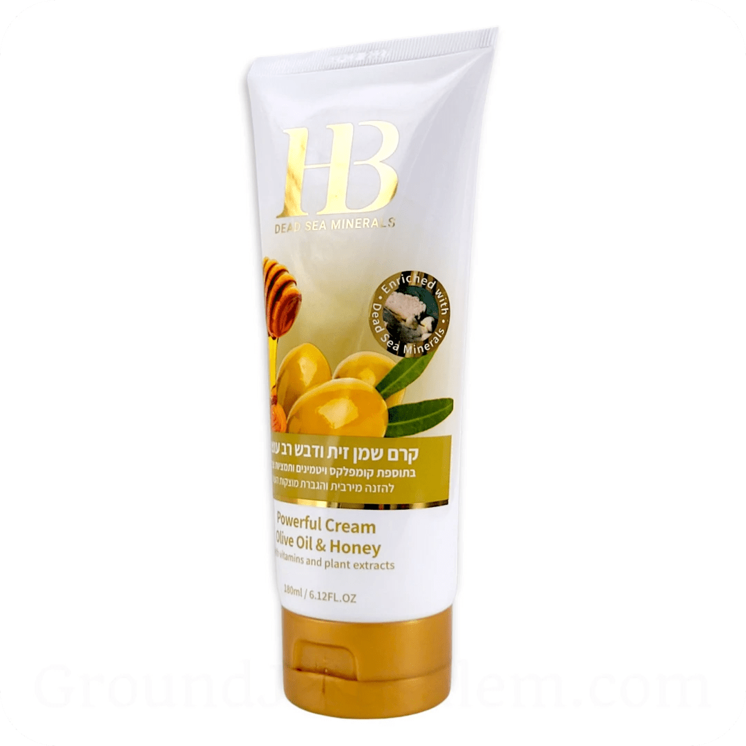 Crema Corporal del Mar Muerto (Oliva y Miel) - Tienda Bacari