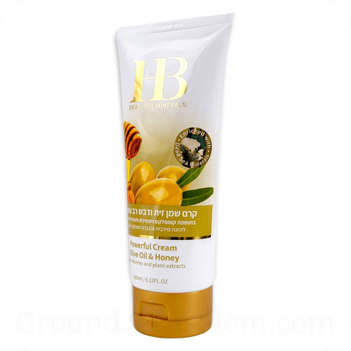 Crema Corporal del Mar Muerto (Oliva y Miel) - Tienda Bacari