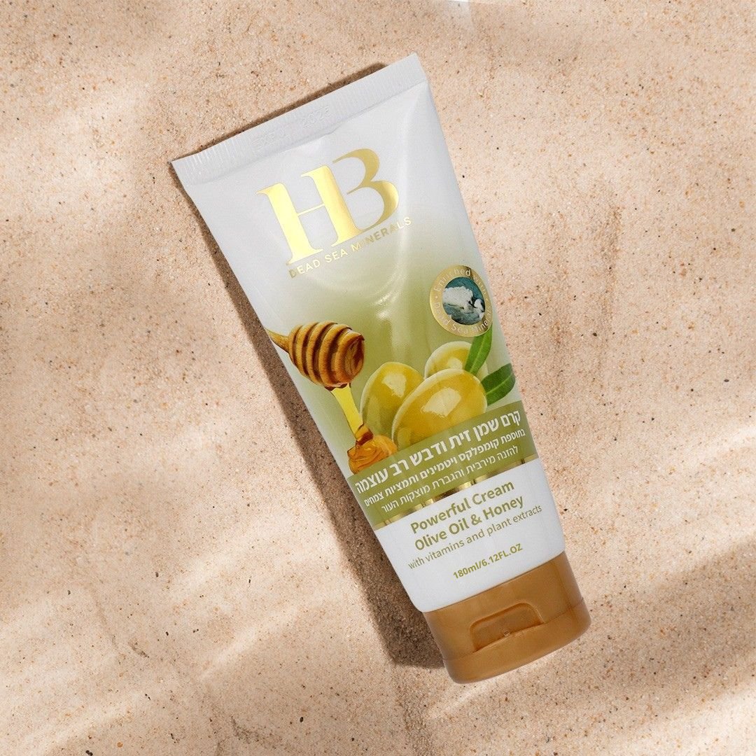 Crema Corporal del Mar Muerto (Oliva y Miel) - Tienda Bacari