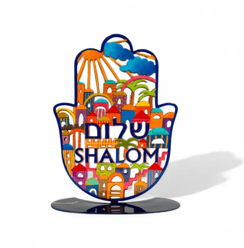 Hamsa decorativa – Shalom Jerusalén - Tienda Bacari