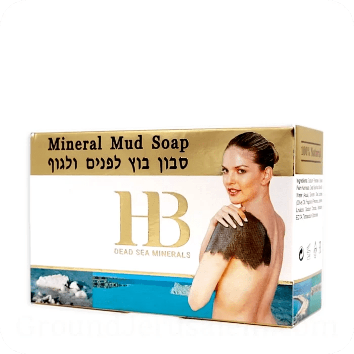 Jabón Mineral del Mar Muerto (Barro terapeutico) - Tienda Bacari
