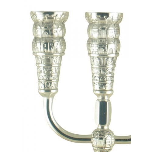 Menorá pequeña/mediana - Jerusalén - Tienda Bacari