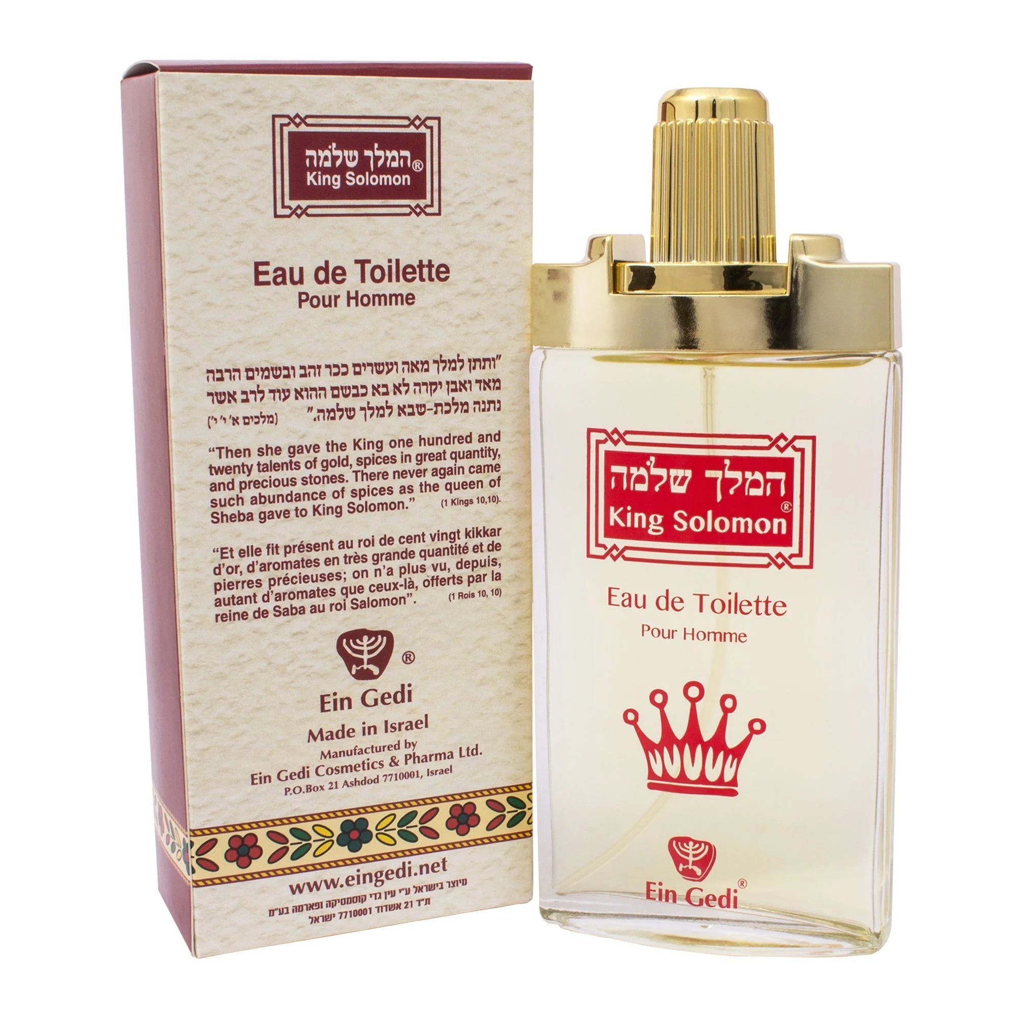 Perfume para Hombre - Reyes Bíblicos - Tienda Bacari