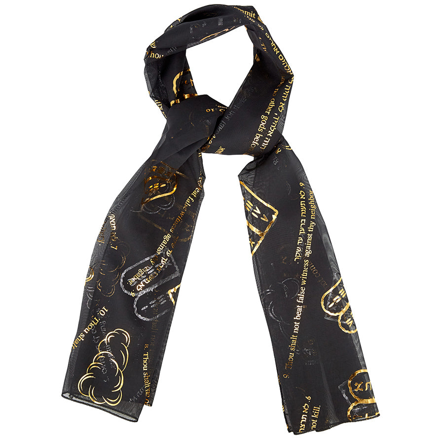 Pashmina - The Ten Commandments (Black)