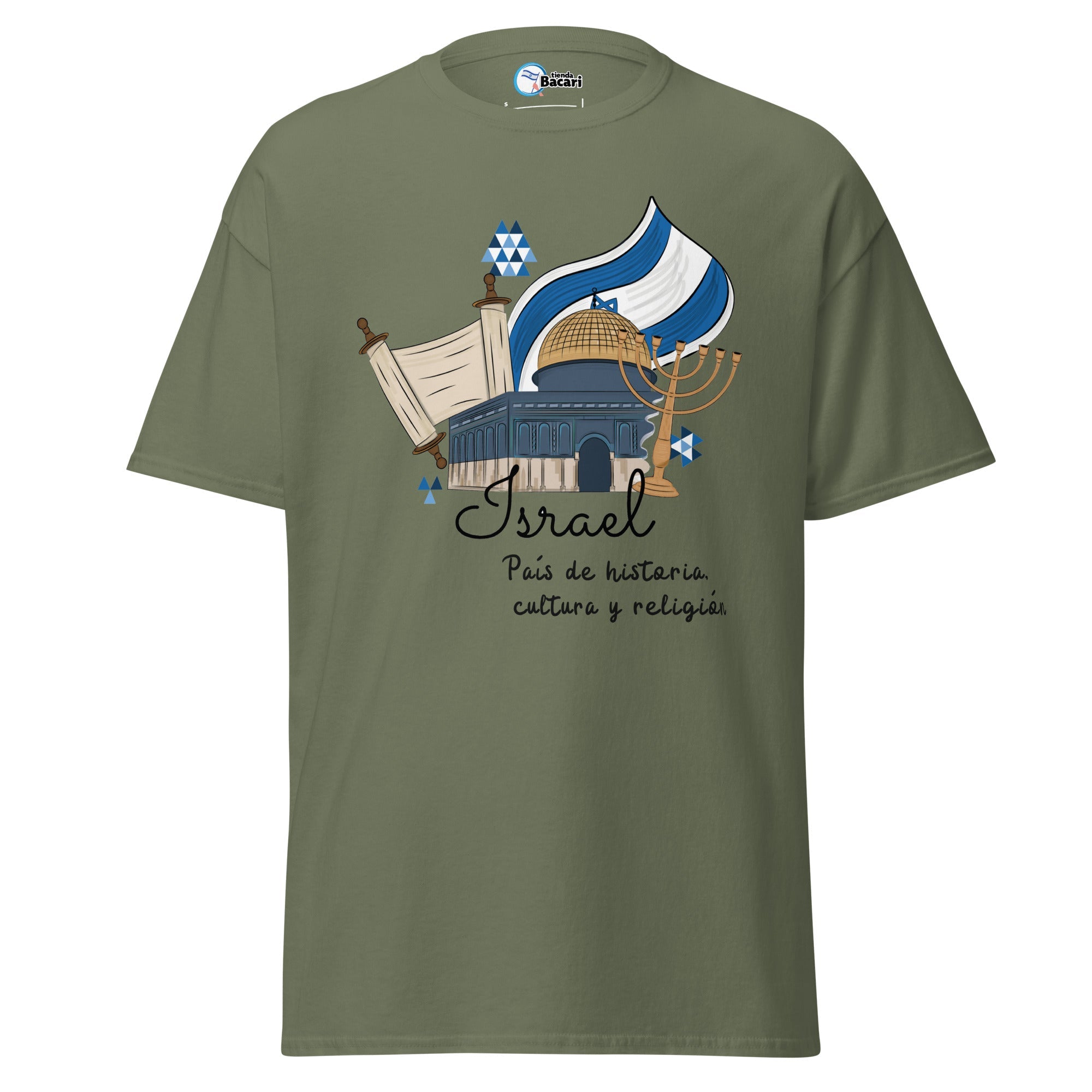 T-shirt Israel - historia y religión - Tienda Bacari