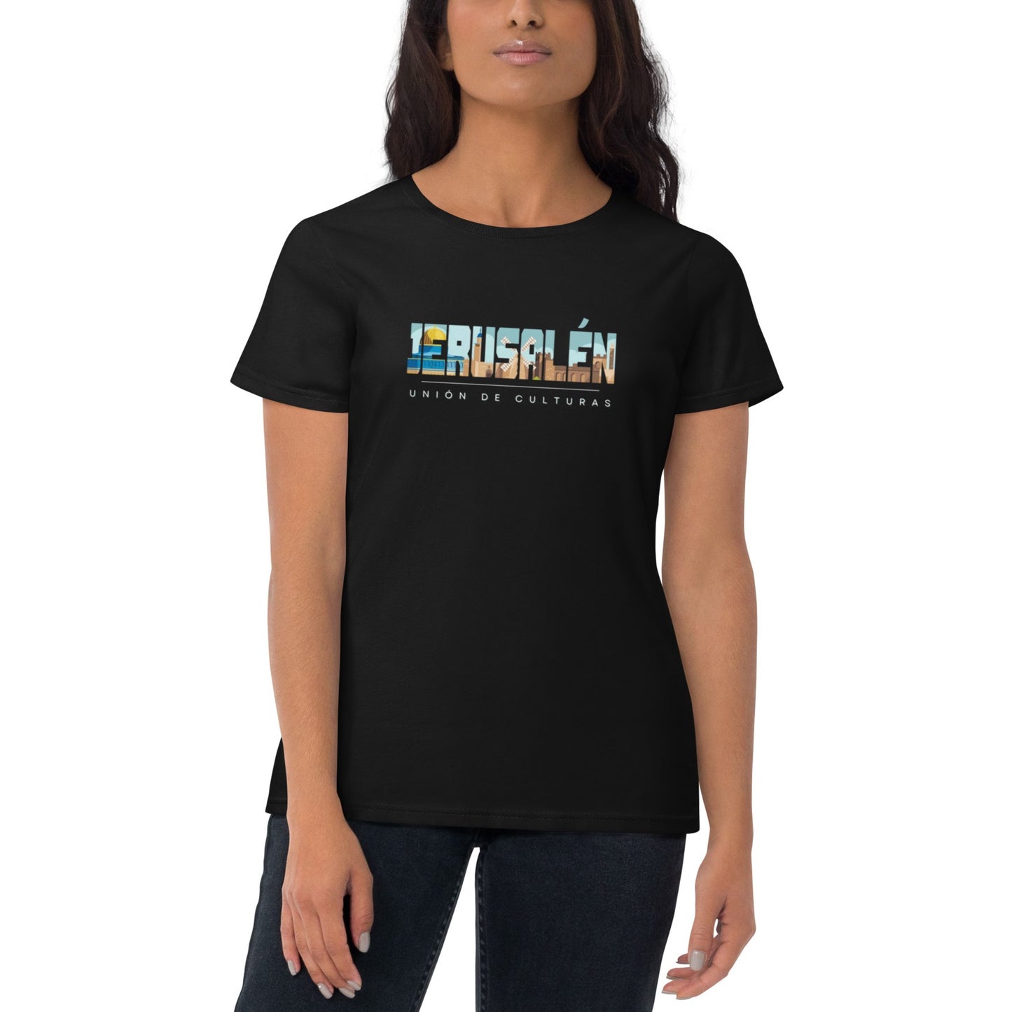 T-shirt Jerusalén #Colorida para mujer