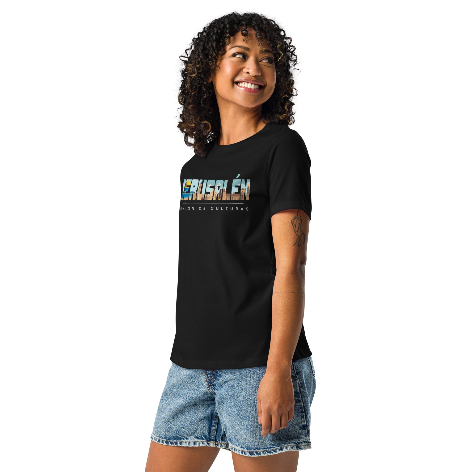 #Colorful Jerusalem T-shirt for women