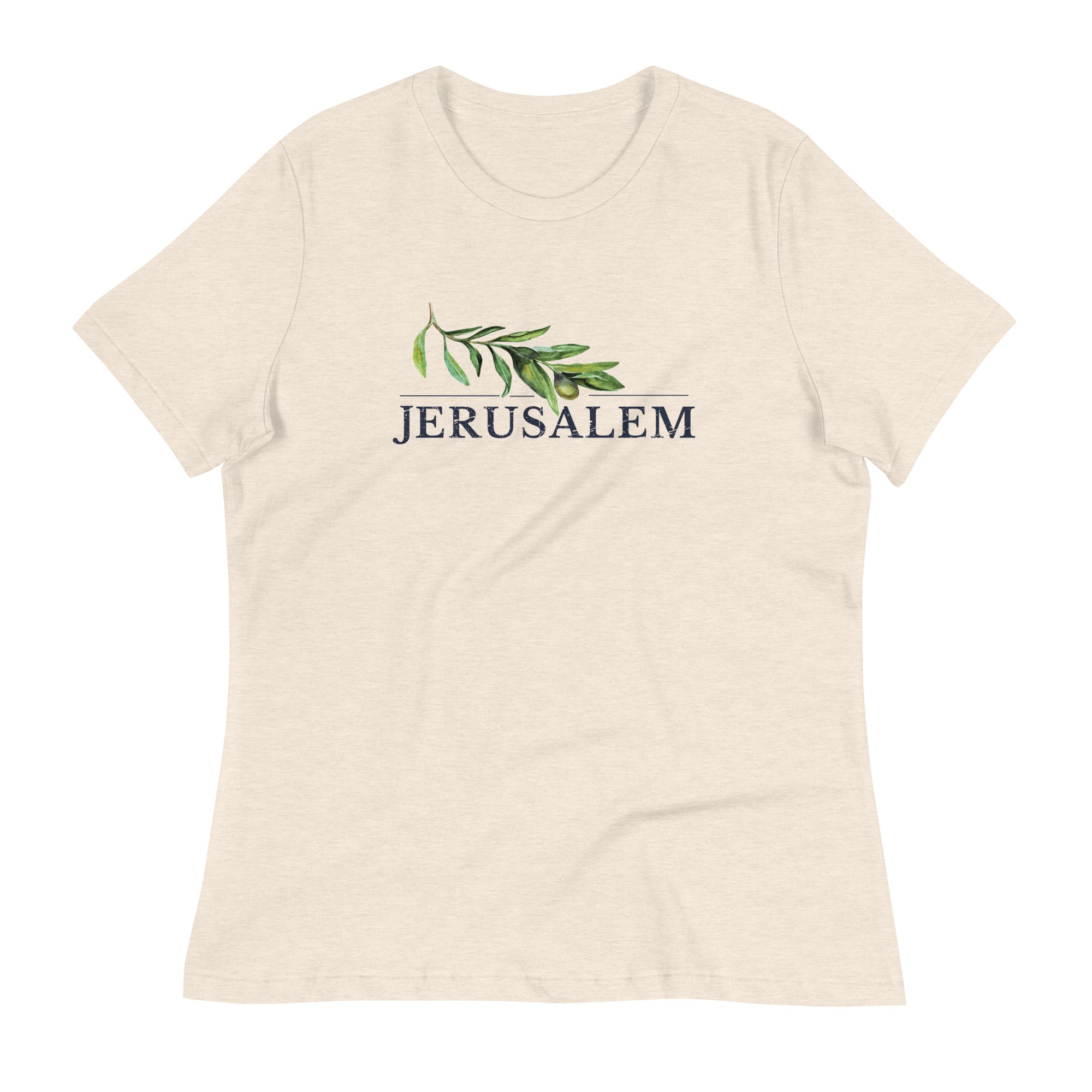 T-shirt Jerusalén #Rama de Olivo para mujer