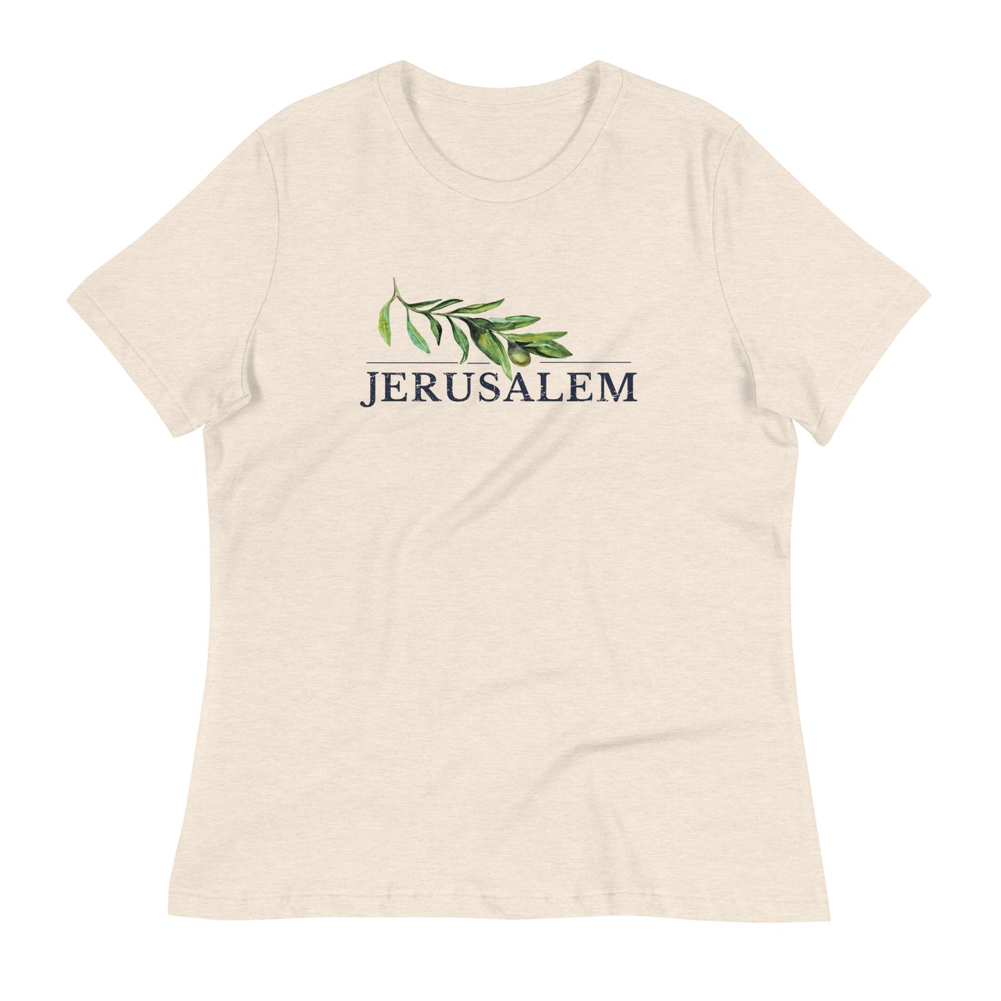 T-shirt Jerusalén #Rama de Olivo para mujer