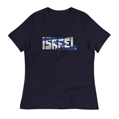 T-shirt Israel #Bandera para mujer