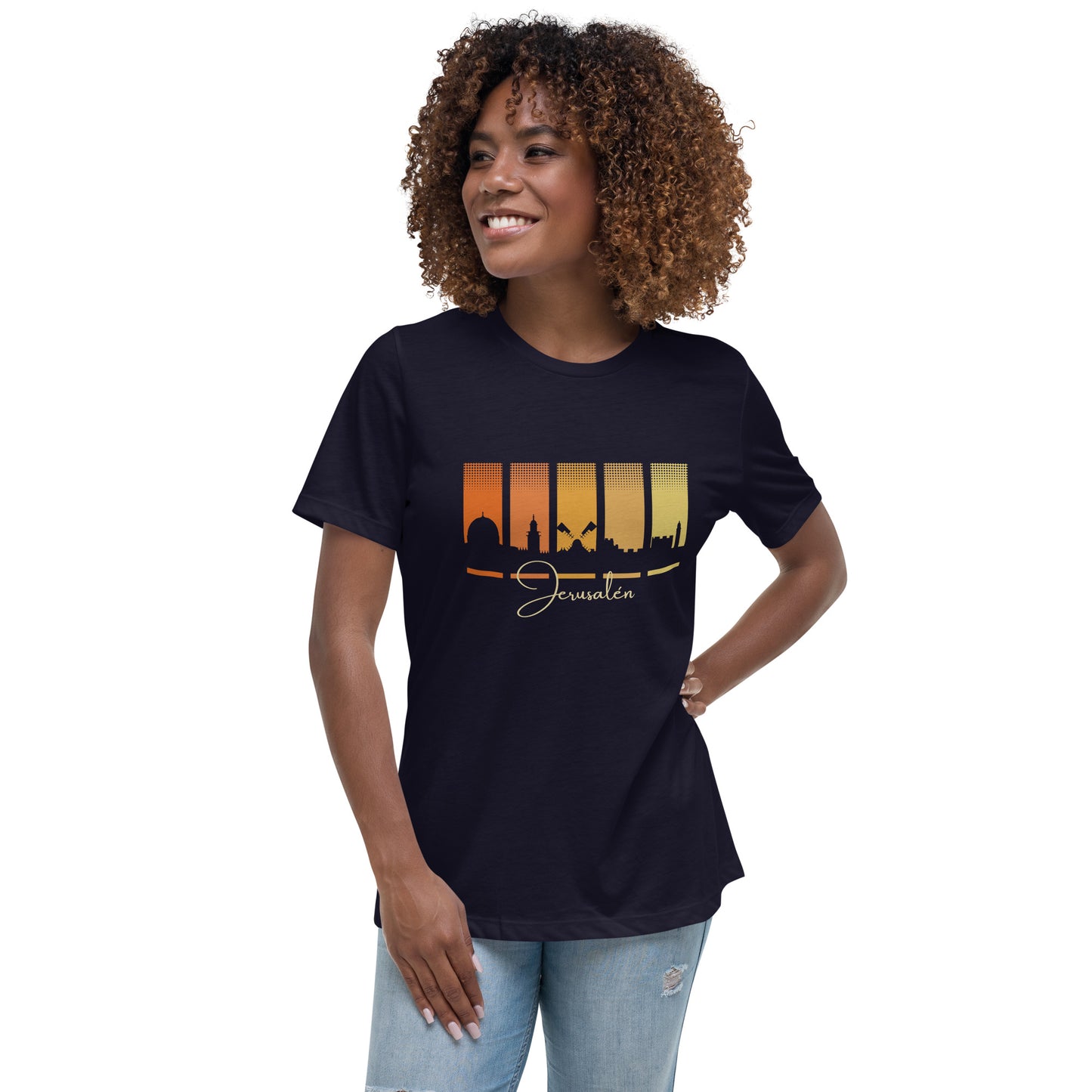 T-shirt Jerusalén #Ciudad De Oro para mujer