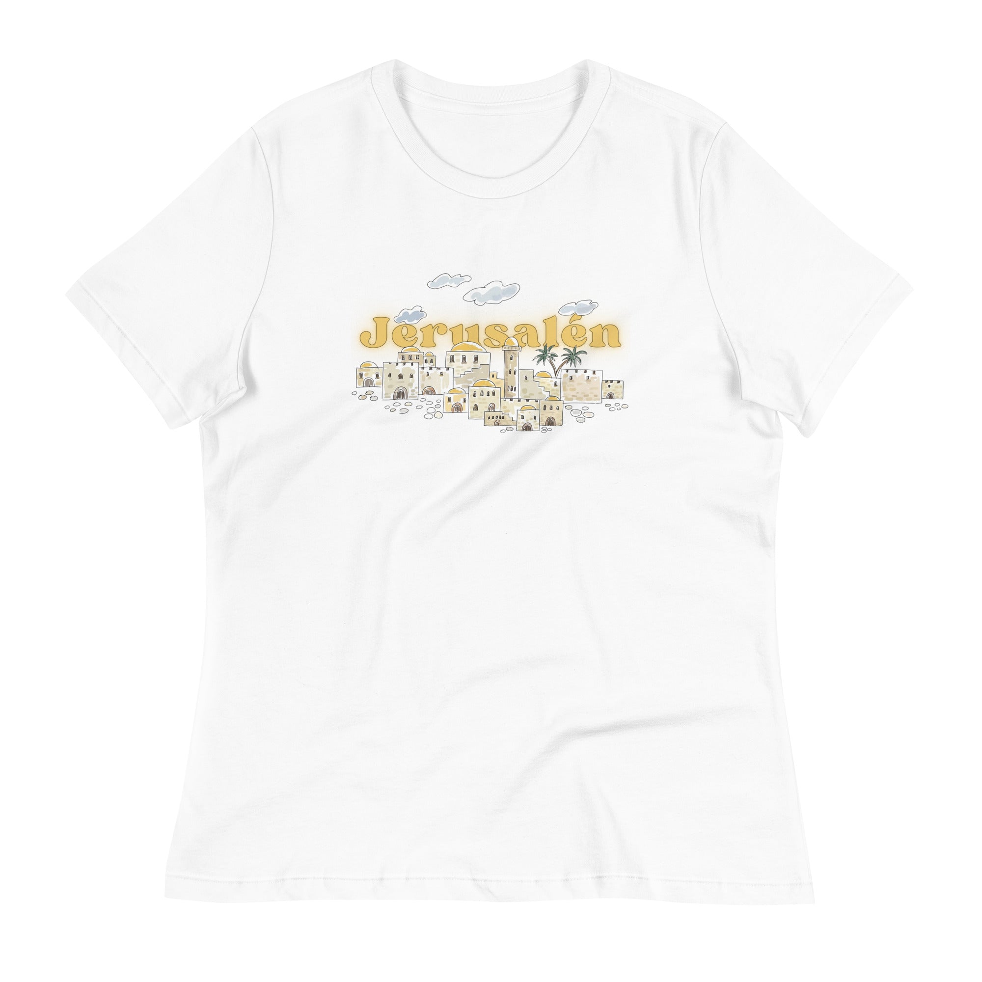 T-shirt Jerusalén #Ciudad-Santa para mujer