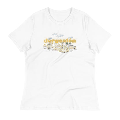 T-shirt Jerusalén #Ciudad-Santa para mujer